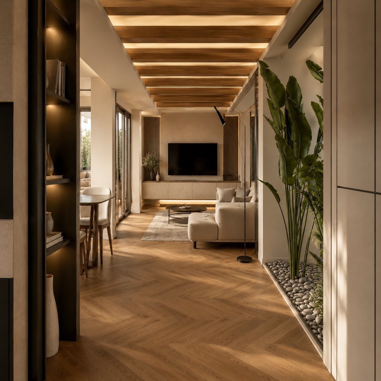 Cucina con isola render
